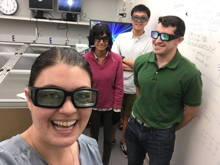 First laser-heating